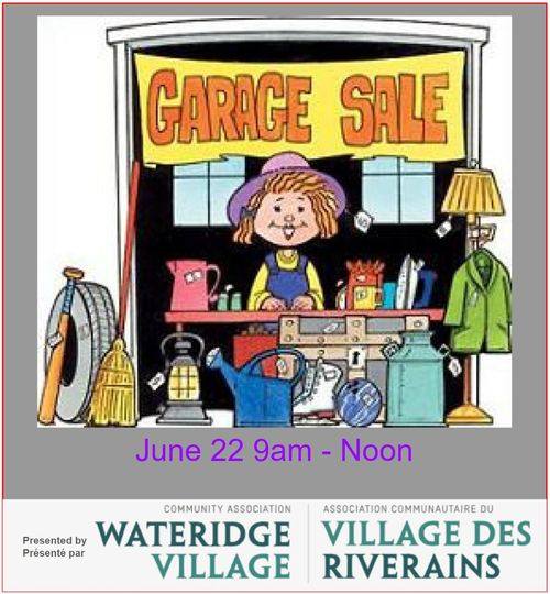 Wateridge Community Garage Sale 2024