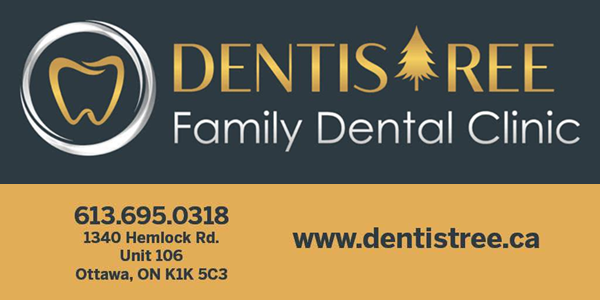 Dentistree Family Dental Clinic
(613) 695-0318
1340 Hemlock Rd.
Unit 106
Ottawa, ON K1K 5C3